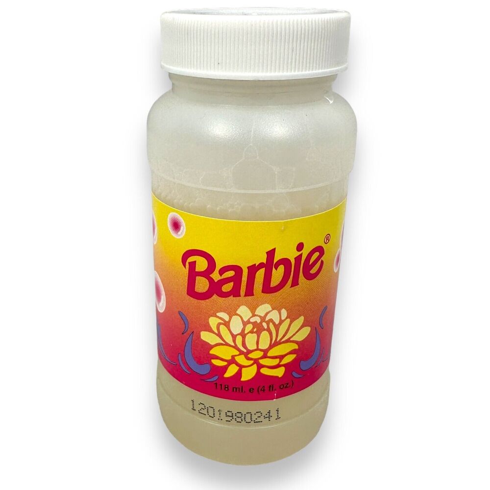 Vintage Mattel Barbie Bubble‎ Fairy Doll Liquid Bubbles Soap 4 FL Oz 1998 New